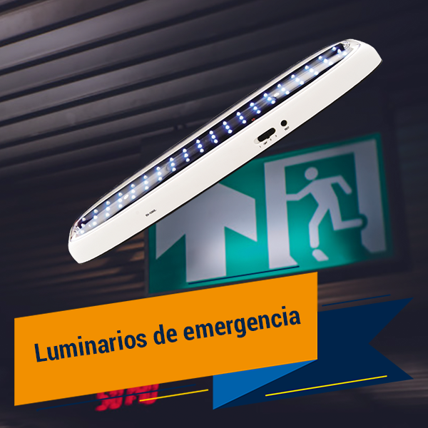 Luminario De Emergencia Con 2 Led Ajustables Modelo ELM2L M12 Marca