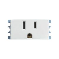 2600422-030 — Toma de corriente sencillo 2P+T en color blanco serie 26
