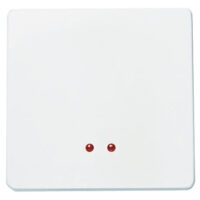 2201.3BA — Interruptor sencillo de 2 módulos color blanco alpino con visor de serie Stylo / Status