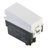 E90103 — Interruptor de escalera de 3 vías color blanco serie alpha