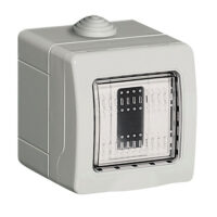 25501 — Caja de pared para interperie de 1 módulo y de serie Quinziño MX