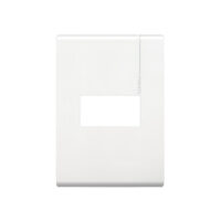 E5N1PTL — Placa blanca de 1 módulo serie MODUS PRO