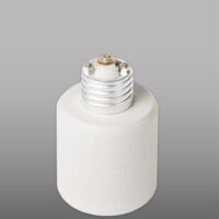 SP-2640 — Portalámpara de porcelana convertidora de E26 a E40 marca SUPPLIER