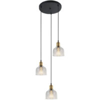 4550-3 — Luminario colgante Antique/Cristal tipo vintage 4550-3 marca 2g iluminación