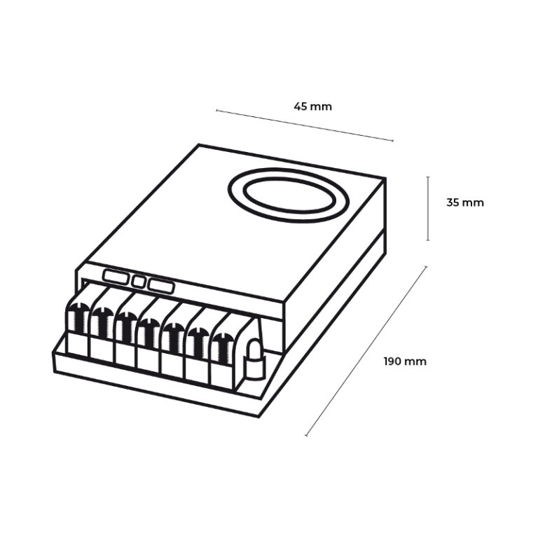 Driver Led V W Pr S Driver De W Para Tiras De Led Modelo Driverled V W Pr