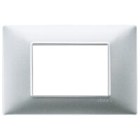 14653.20 — Placa 3M tecn. plata mate de marca Vimar y de serie PLANA