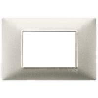 14653.21 — Placa 3M tecn. níquel mate de marca Vimar y de serie PLANA