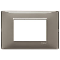 14653.40 — Placa 3M Reflex ceniza de marca Vimar y de serie PLANA