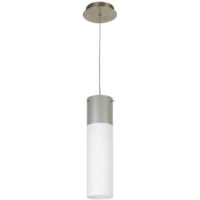 60CTL1701MVS/ — Luminario colgante satinado y de cristal opalino marca tecnolite modelo LIMENA