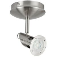 60LVC701MVS/ — Spot de sobreponer en lámina de acero satinado modelo BOSCA marca Tecnolite