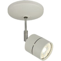 60YSN368LMVB/ — Spot dirigible para sobreponer en lamina de aluminio blanco modelo BELLAGIO marca Tecnolite