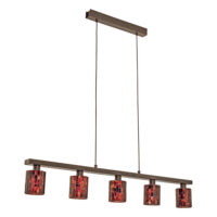 Luminario modelo 88825M TROYA LÁMPARA COLGANTE QUINTUPLE marca eglo