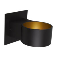 TLLED-407/30/N — Luminario LED en 5.5w de pared en aluminio negro modelo CANCRI de marca tecnolite