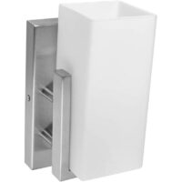 TL-2028/S — Luminario de pared en lámina de acero y cristal opalino modelo GINEBRA de marca tecnolite