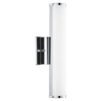 202363 — Luminario LED de pared de 8w en acero, niquel y cristal satinado marca Eglo modelo MIERE