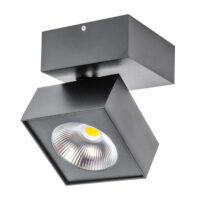 13PTLLED210MV30N — Spot LED de sobreponer modelo PING en negro marca Tecnolite