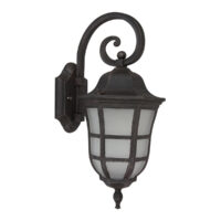 FTL-3800/BA — RONDA Farol de aluminio para sobreponer en muro para exterior marca Tecnolite