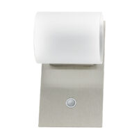 95784 — PACAO Arbotante touch con LED integrado de 6.4w en acero y vidrio satinado marca Eglo