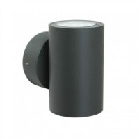 1120-LED/GF — 1120-LED/GF Arbotante LED en aluminio grafito con 2 luces para sobreponer en exterior marca Calux
