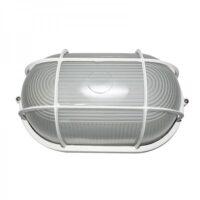 5021/B — 5021/B Arbotante de 1 luz en aluminio blanco para sobreponer en exterior marca Calux