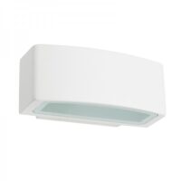 5481/BL — 5481/BL Arbotante de 1 luz en aluminio fundido blanco para sobreponer en exterior marca Calux