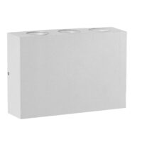8320-LED/B — 8320-LED/B Arbotante con doble luz en aluminio blanco para sobreponer en exterior marca Calux