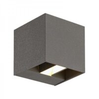 9620-LED — 9620-LED Arbotante LED de 2 luces en aluminio grafito para sobreponer en exterior marca Calux