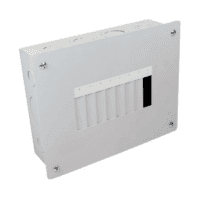 Centro de carga de uso doméstico de empotrar de 8 polos y 100 amperers modelo BTN/8EN marca Bticino