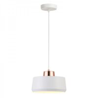 C219/BL — C219/BL Luminario colgante de 1 luz en metal blanco marca Calux