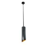 ILUTUB30CMBG — ILUTUB30CMBG Luminario colgante para interior en aluminio negro con dorado marca ilumileds