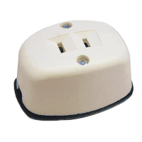 Contacto sencillo de 2 polos modelo color marfíl WD0181 marca Arrow Hart