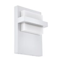 98087M — CULPINA Luminario LED 10w de exterior en aluminio blanco para sobreponer en pared marca Eglo
