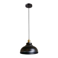 60CTL1943MVN — EIRENE Luminario colgante de 1 luz en acero negro marca Tecnolite