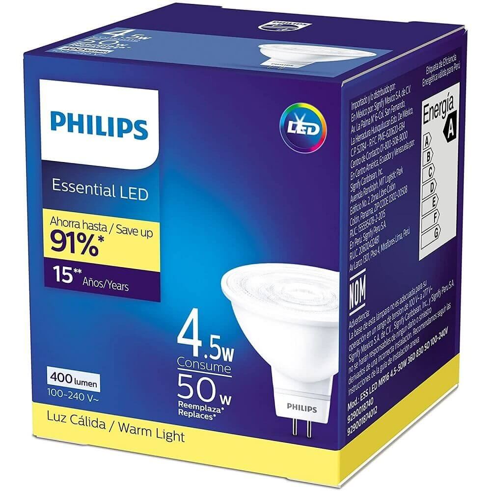 Foco LED de exterior con sensor Philips 50W