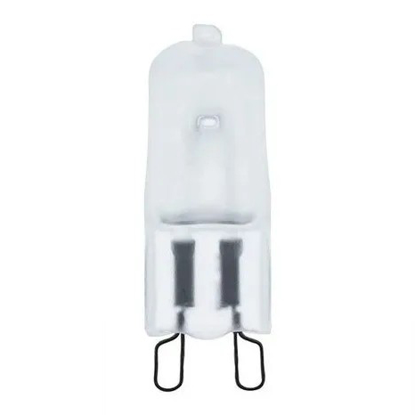 G940F — Foco halógeno (G940F) cacahuate base G9 en luz cálida de 40W marca LUMMI