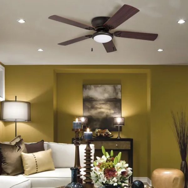 Ventilador De Techo Con Luz Coolfan Low Profile 52 Pulgadas - Imagen 2